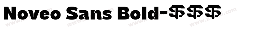 Noveo Sans Bold字体转换 Noveo Sans Bold字体转换